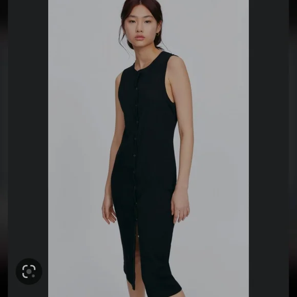 ZARA Ribbed Dress - Picture 2 of 10